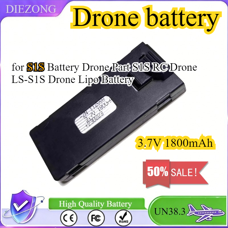 3.7V 1800mAh Battery for S1S B - Drone Rc S1S 评论和价格