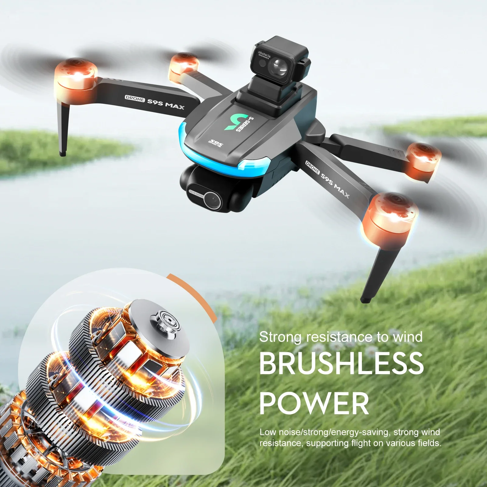 NEW S9S MAX MINI Drone 4K 2-Ax - Rc Drone Uav 评论和价格