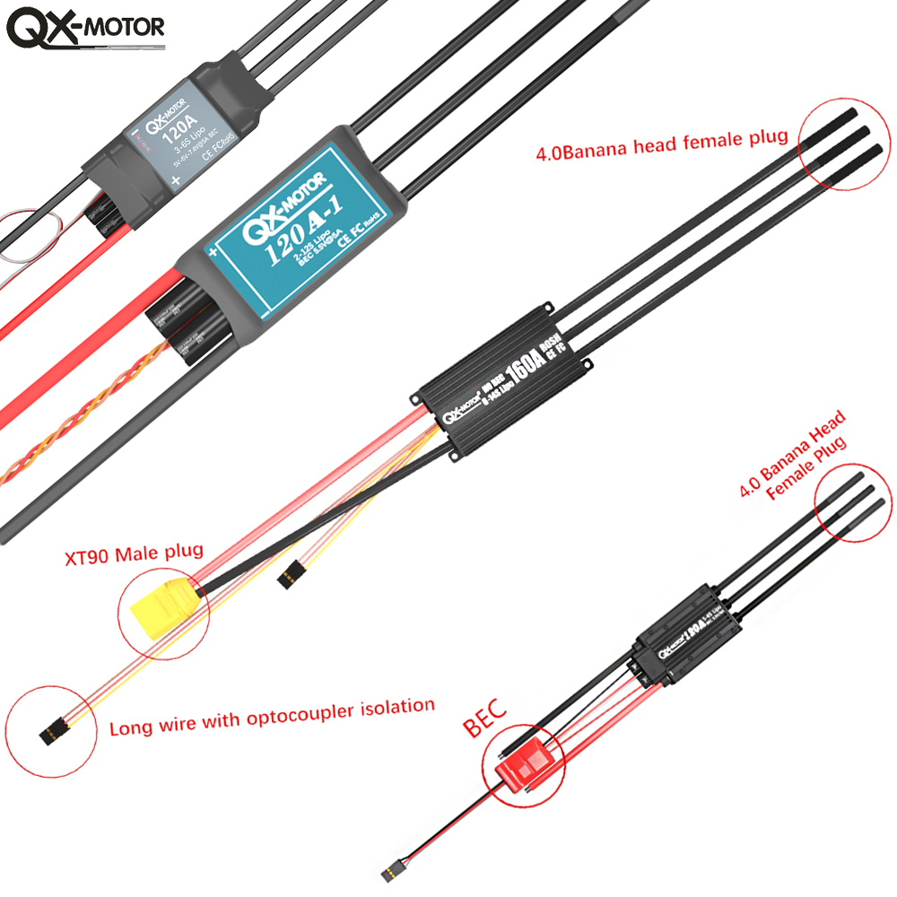 QX-MOTOR Brushless ESC series  - Drone Rc Y Series 评论和价格