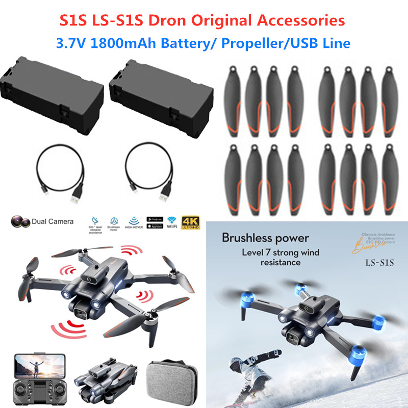 LS-S1S RC Drone Battery 3.7V 1 - Drone Rc S1S 评论和价格