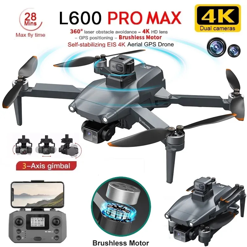 L600 PRO MAX GPS Drone Profess - Drone App Rc Fpv 评论和价格