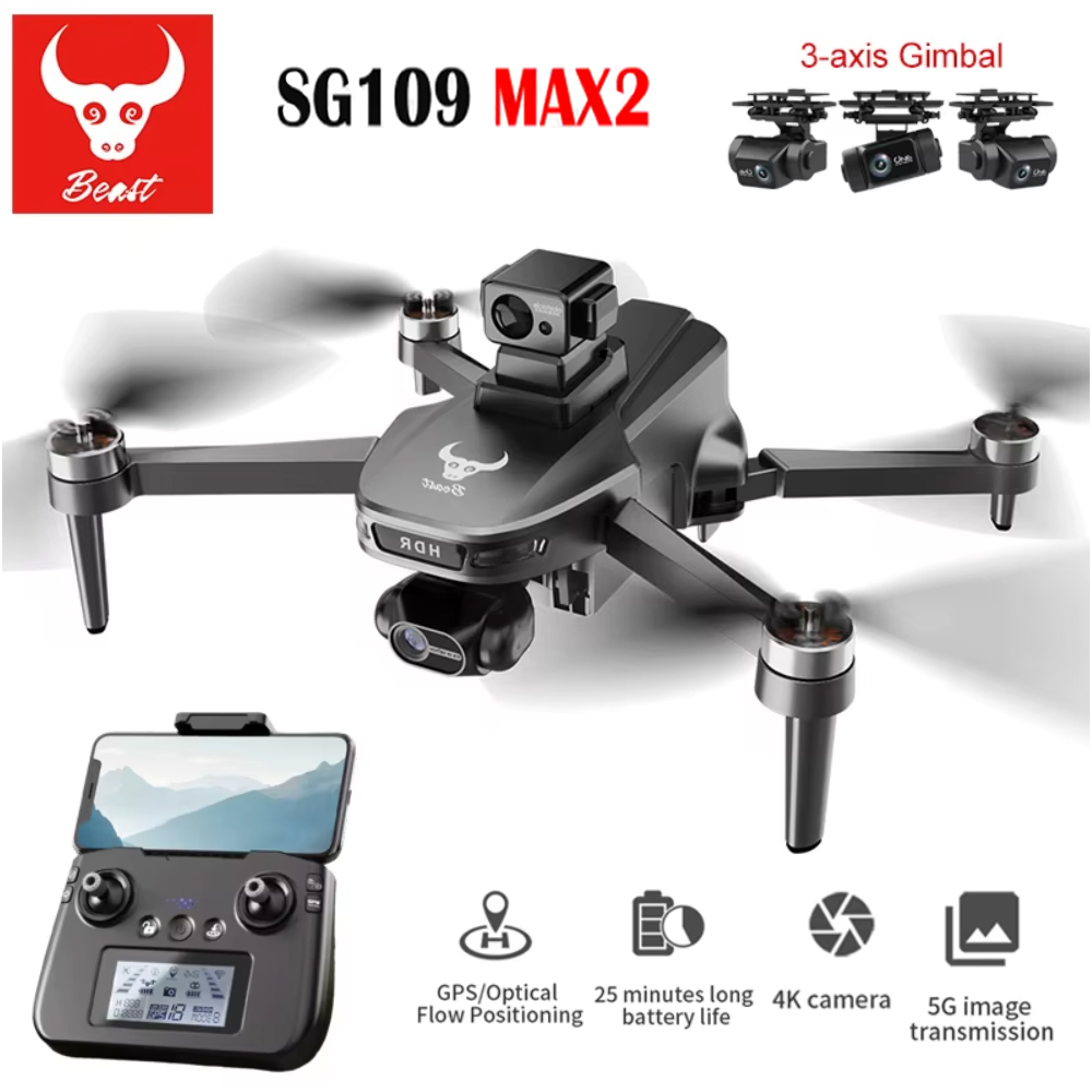 SG109 MAX2 Professional FPV 8K - Drone App Rc Fpv 评论和价格