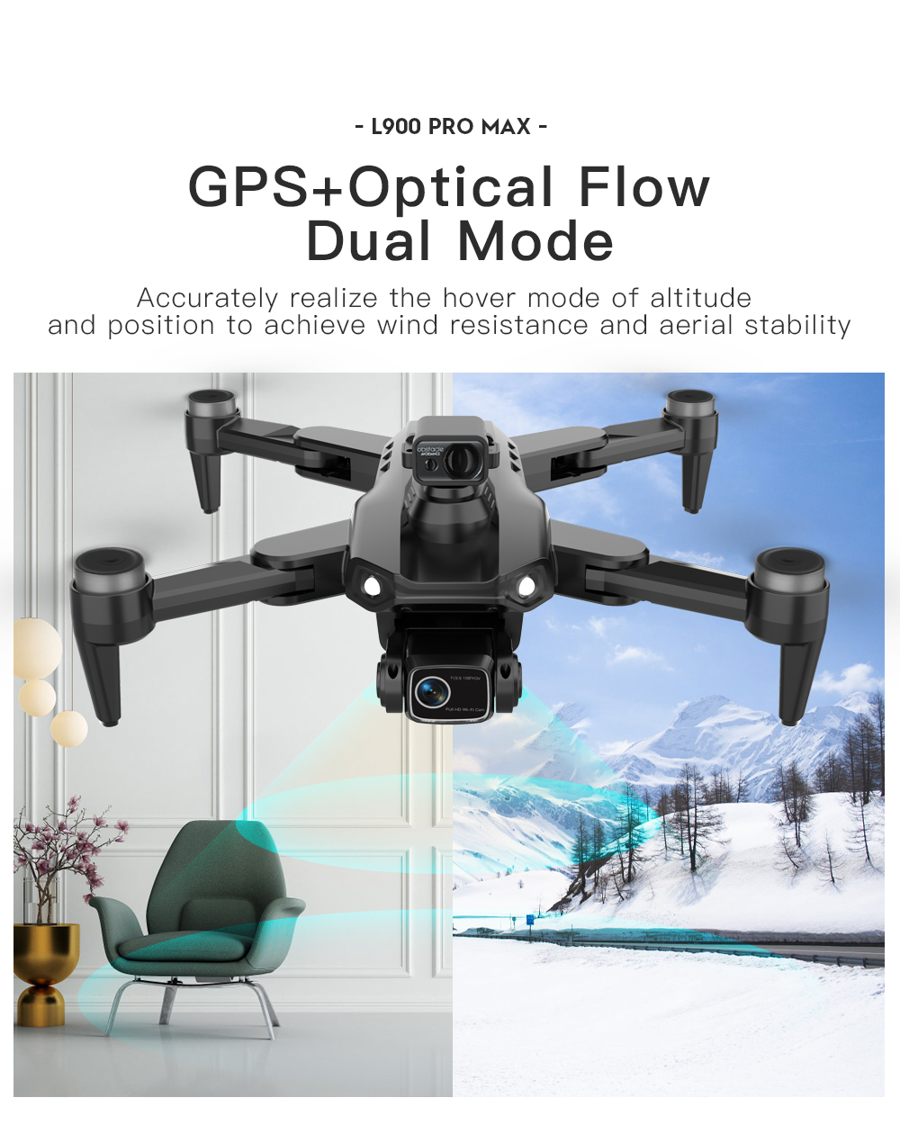 LYZRC L900 PRO MAX Laser obsta - Lyzrc Drone 评论和价格