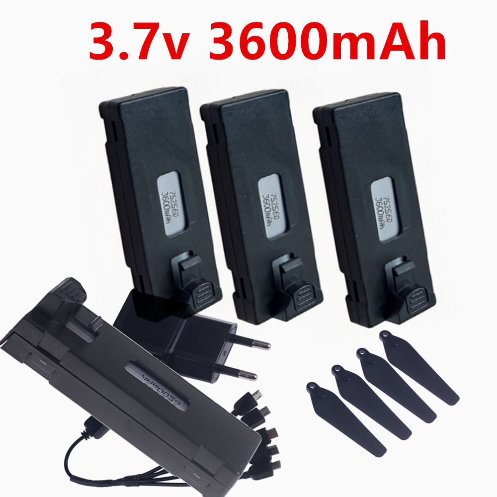 Upgrade 1800mah 3600mAh 3.7v D - Drone Rc S1S 评论和价格
