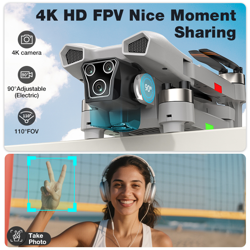 NEW Hot L017 Pro Drone Brushle - Drone App Rc Fpv 评论和价格