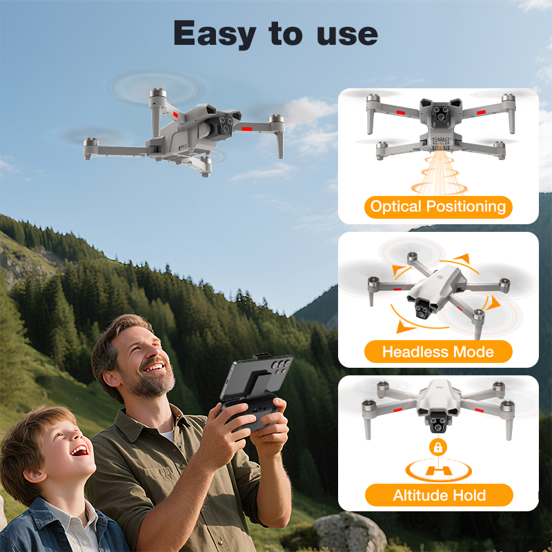 NEW Hot L017 Pro Drone Brushle - Drone App Rc Fpv 评论和价格